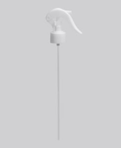 Mini trigger rosca  28-410 Blanco popote largo